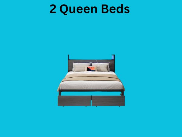 2 Queen Beds 