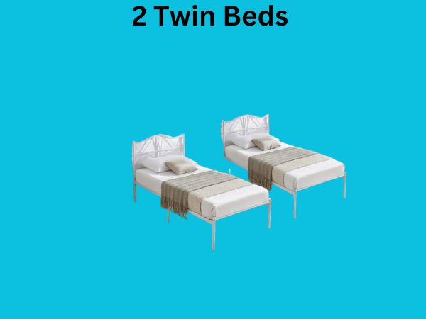 2 Twin Beds 