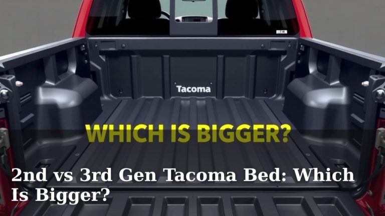 2nd vs 3rd Gen Tacoma Bed: Which Is Bigger?