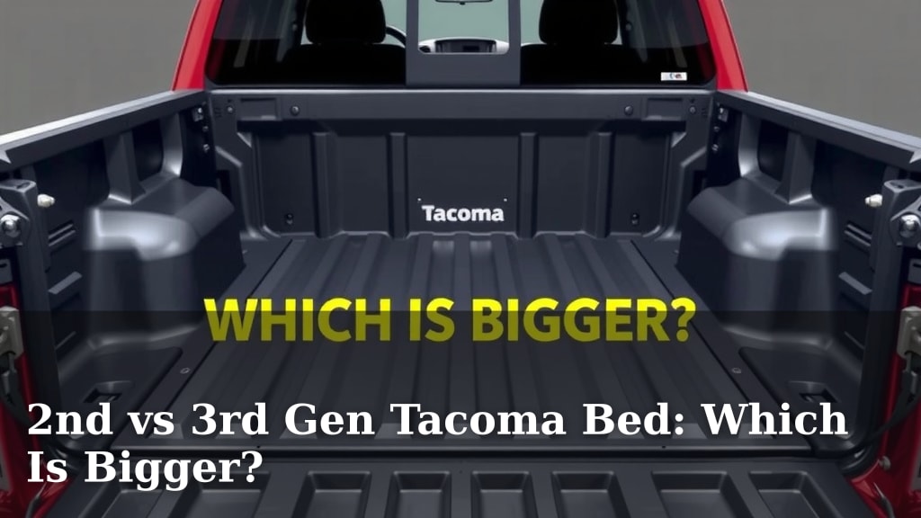 2nd vs 3rd Gen Tacoma Bed: Which Is Bigger?