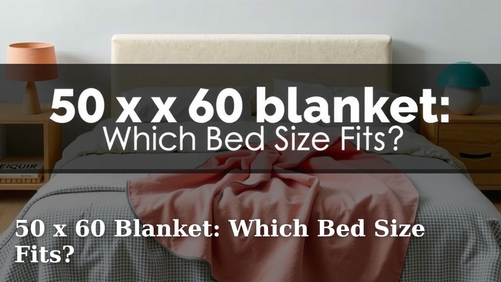 50 x 60 Blanket: Which Bed Size Fits?
