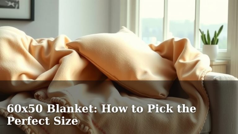 60x50 Blanket: How to Pick the Perfect Size
