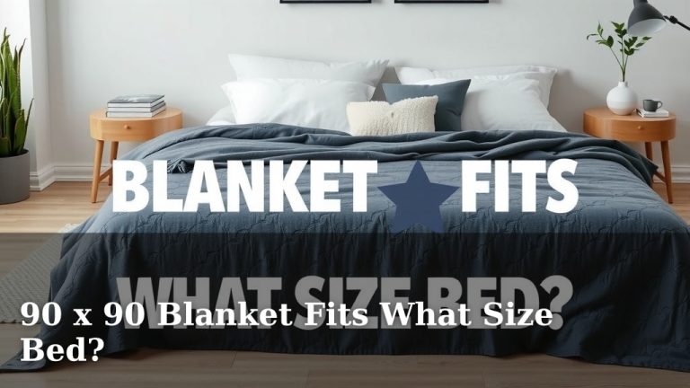 90 x 90 Blanket Fits What Size Bed?