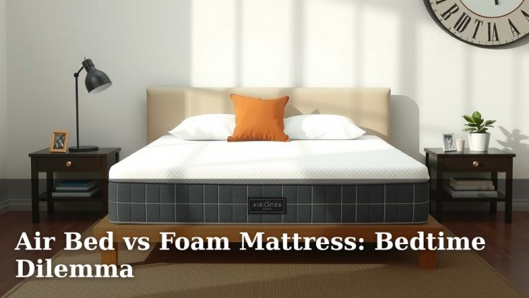 Air Bed vs Foam Mattress: Bedtime Dilemma