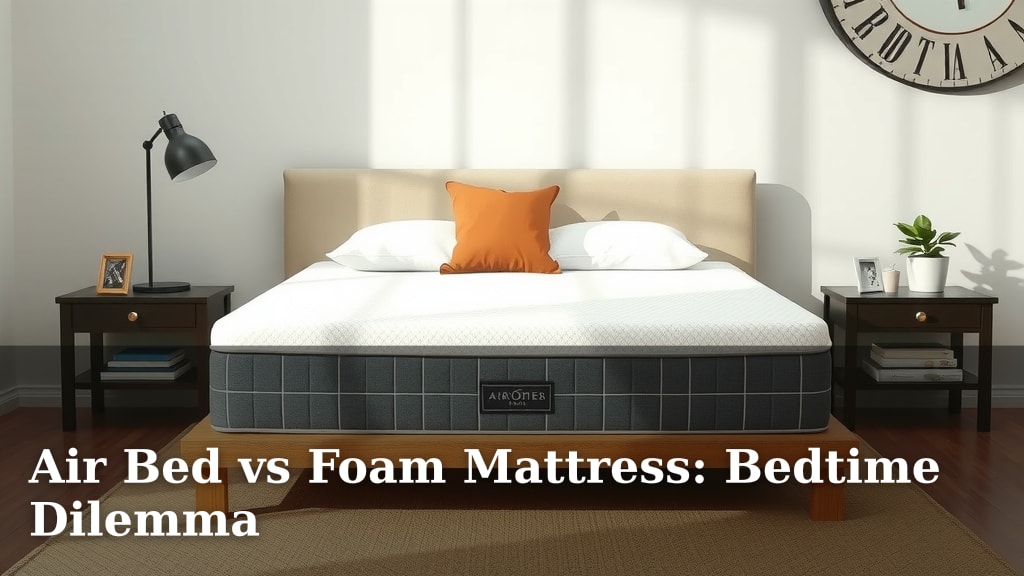 Air Bed vs Foam Mattress: Bedtime Dilemma