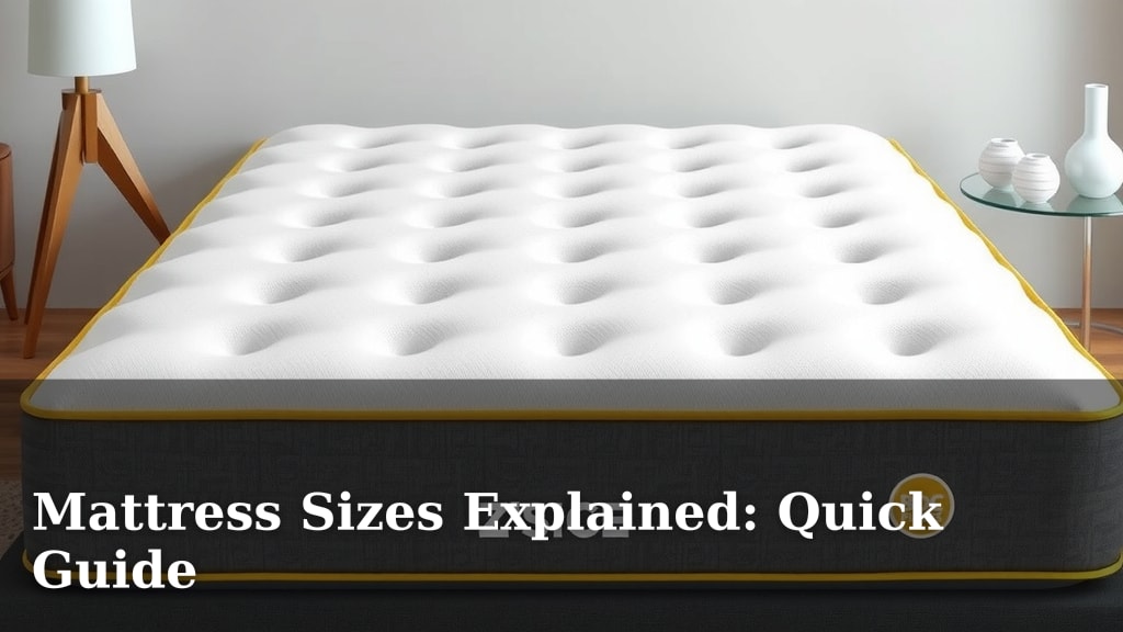Mattress Sizes Explained: Quick Guide