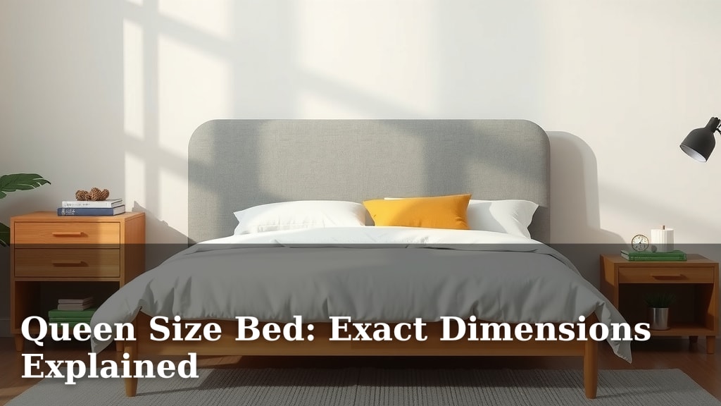 Queen Size Bed: Exact Dimensions Explained