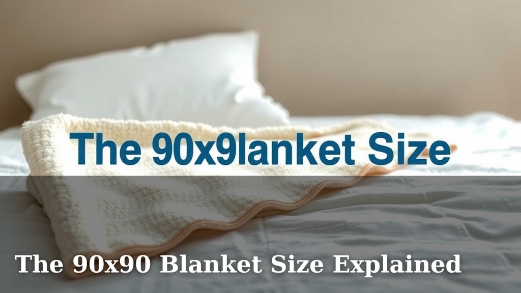 The 90x90 Blanket Size Explained