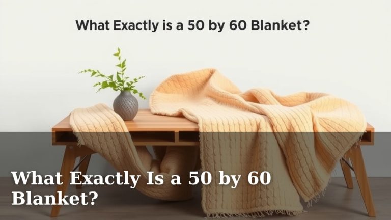 What Exactly Is a 50 by 60 Blanket?