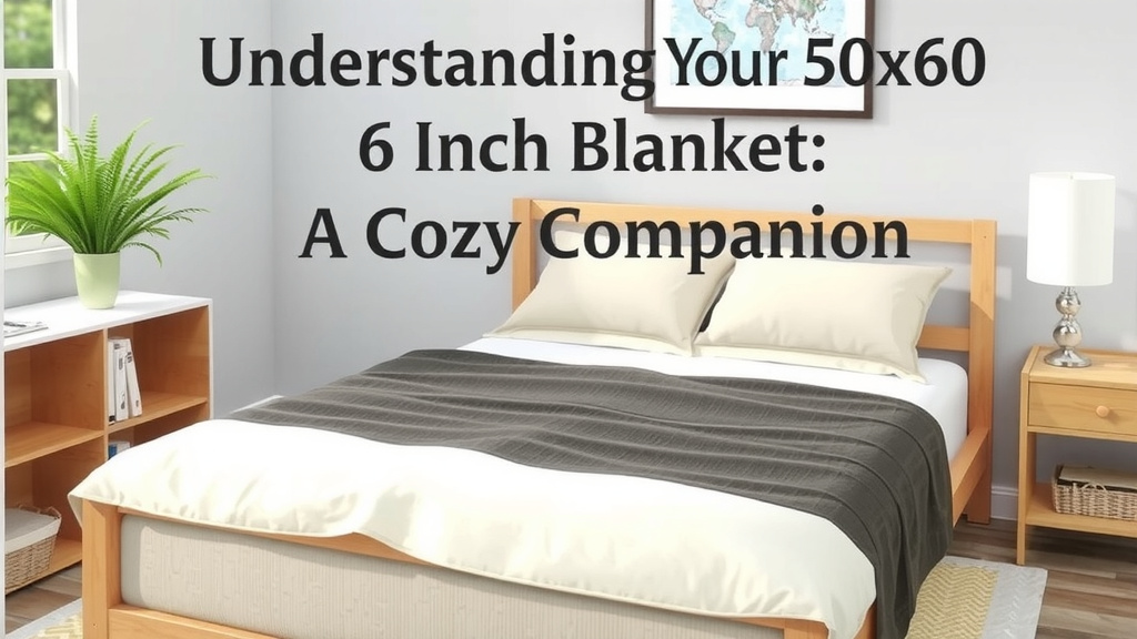 Understanding Your 50 x 60 Inch Blanket: A Cozy Companion