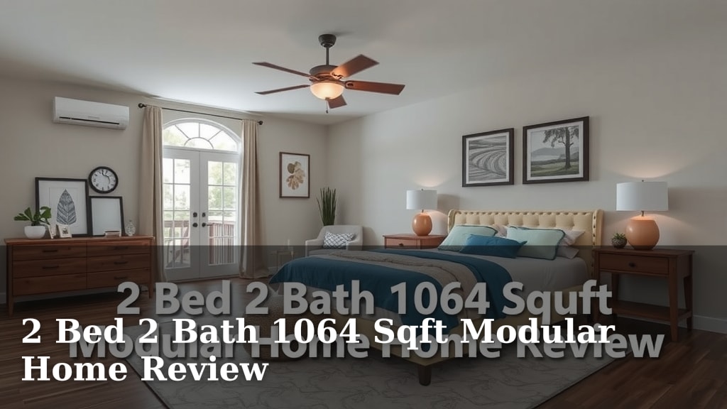 2 Bed 2 Bath 1064 Sqft Modular Home Review