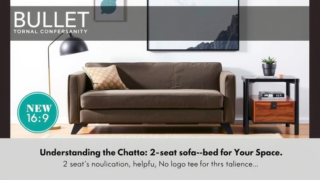 Understanding the Chatto 2-Seat Sofa-Bed for Your Space