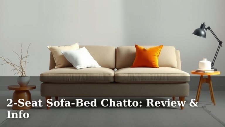 2-Seat Sofa-Bed Chatto: Review & Info