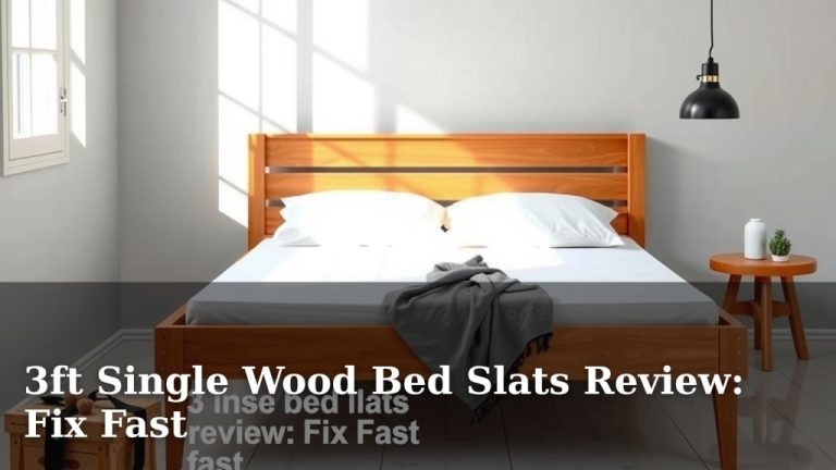 3ft Single Wood Bed Slats Review: Fix Fast