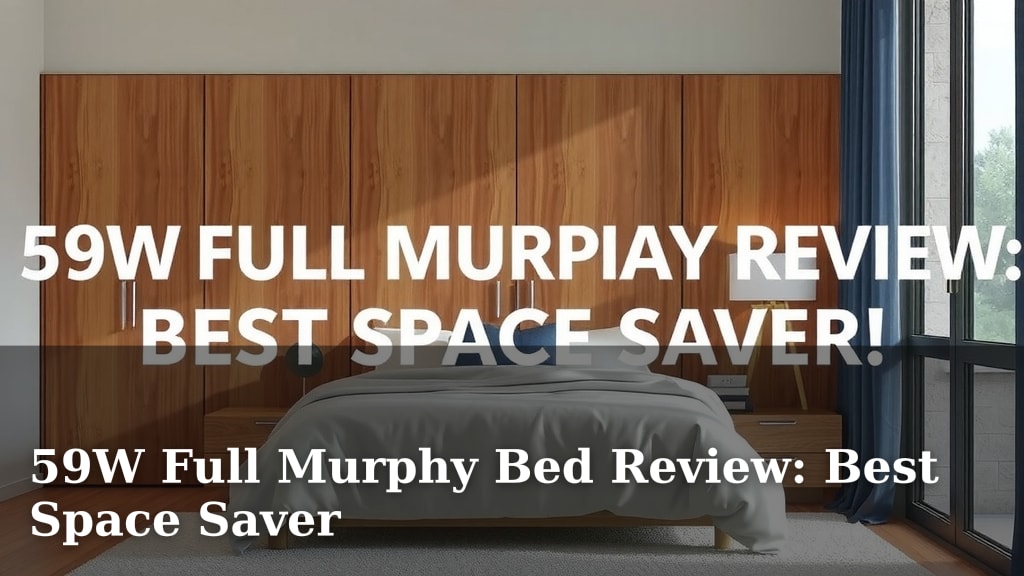 59W Full Murphy Bed Review: Best Space Saver