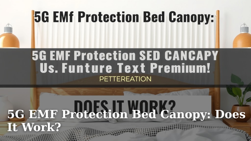 5G EMF Protection Bed Canopy: Does It Work?