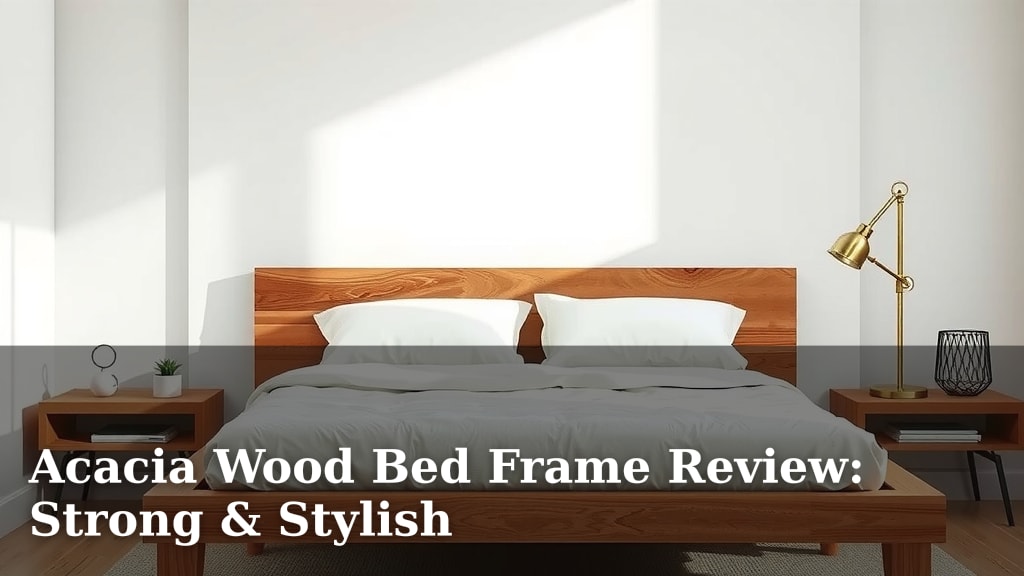 Acacia Wood Bed Frame Review: Strong & Stylish