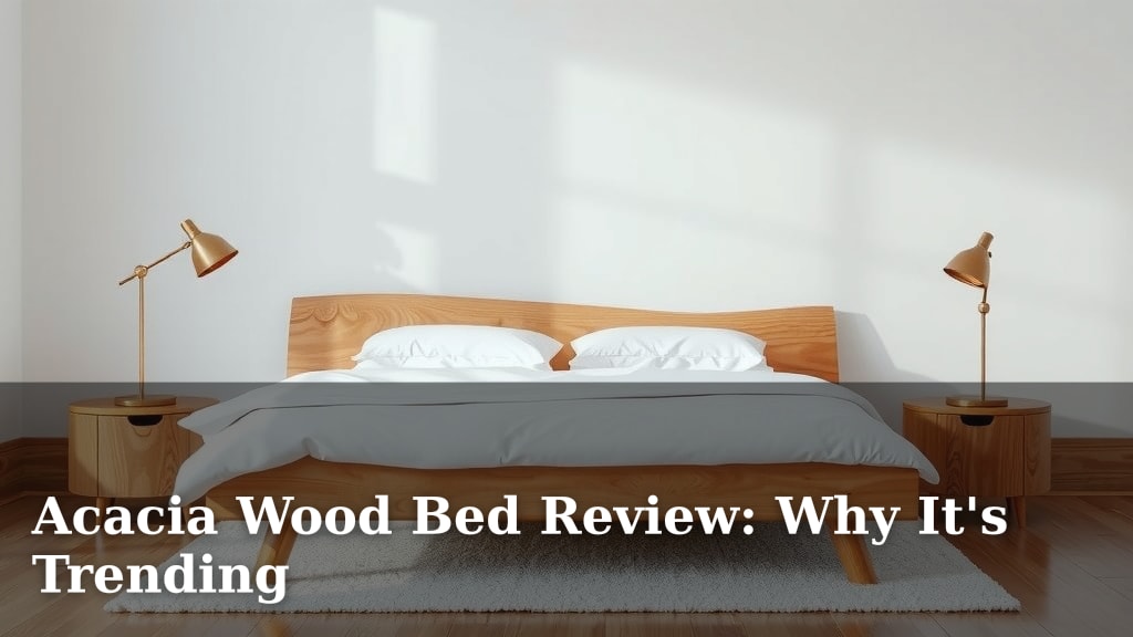 Acacia Wood Bed Review: Why It's Trending
