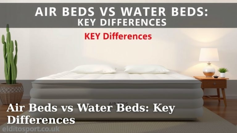 Air Beds vs Water Beds: Key Differences