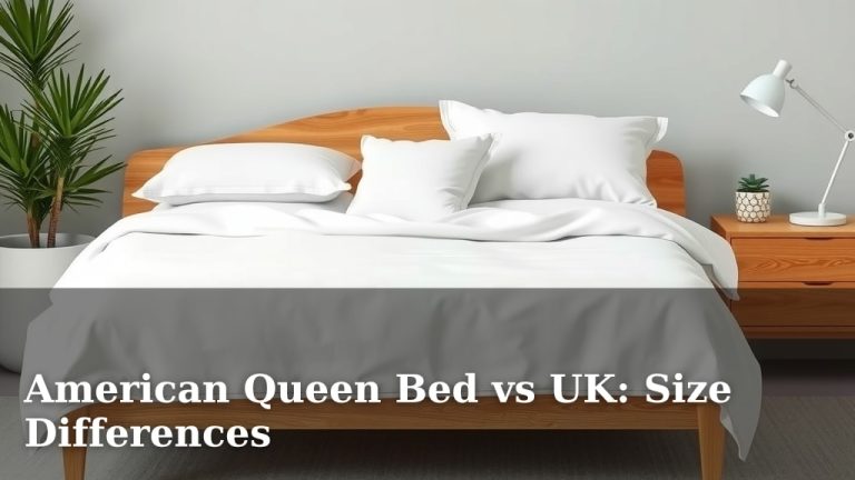 American Queen Bed vs UK: Size Differences