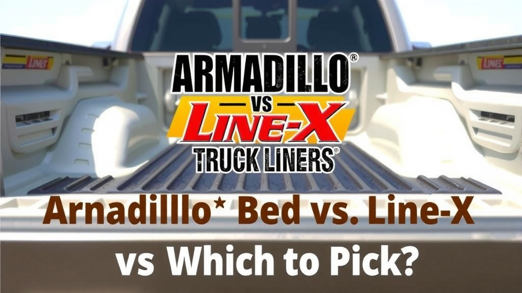 Choosing Between Armadillo and Line-X Truck Bed Liners