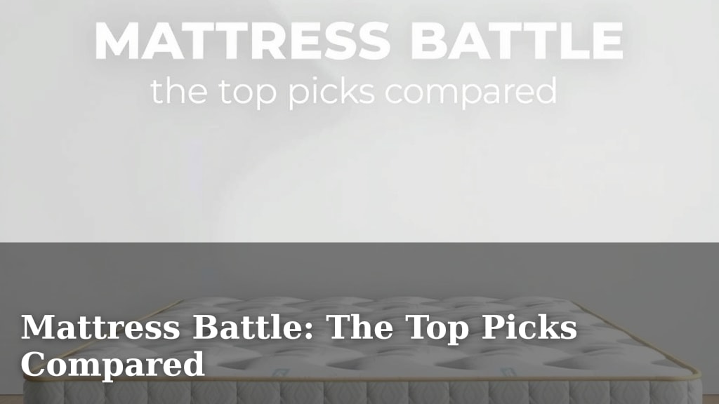 Mattress Battle: The Top Picks Compared