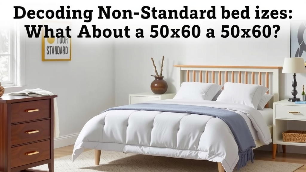 Decoding Non-Standard Bed Sizes: What About a 50x60?
