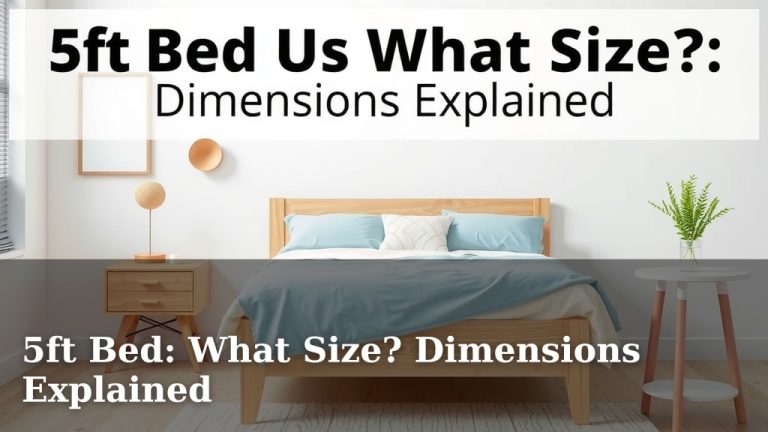 5ft Bed: What Size? Dimensions Explained