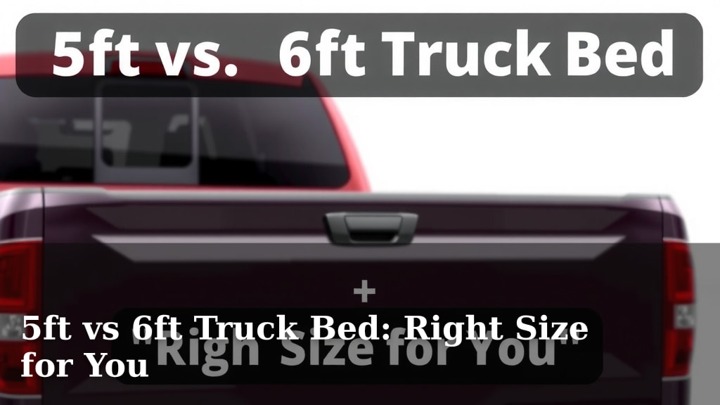 5ft vs 6ft Truck Bed: Right Size for You