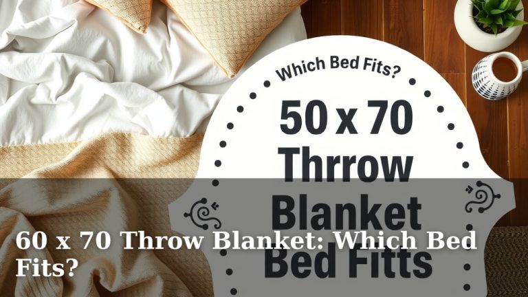60 x 70 Throw Blanket: Which Bed Fits?