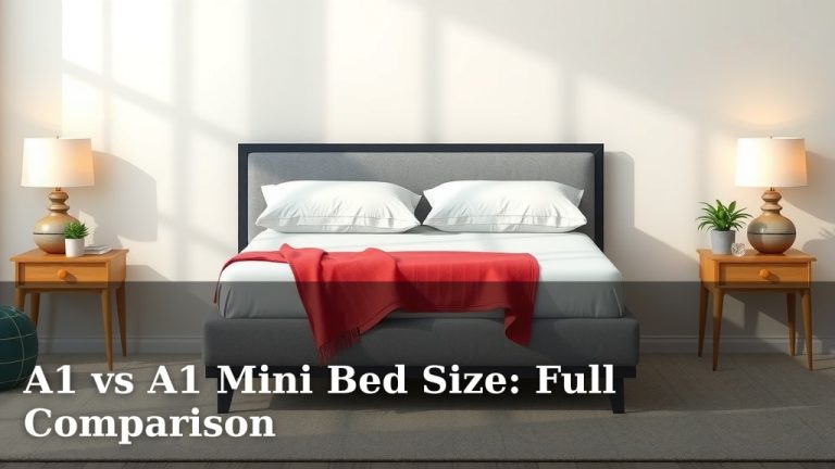 A1 vs A1 Mini Bed Size: Full Comparison