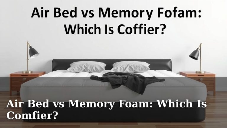Air Bed vs Memory Foam: Which Is Comfier?