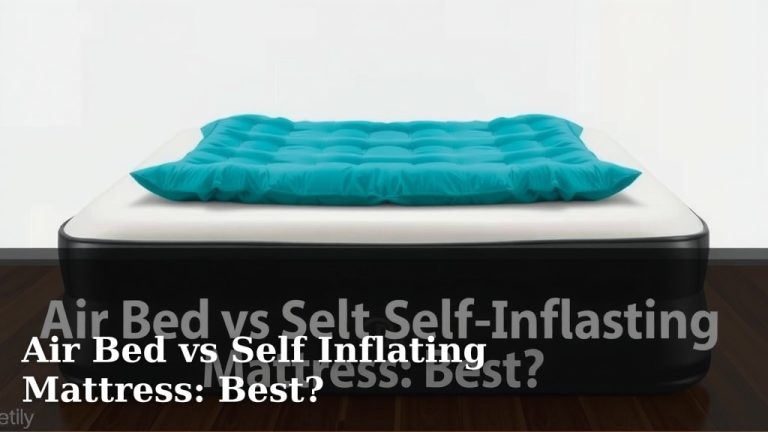 Air Bed vs Self Inflating Mattress: Best?