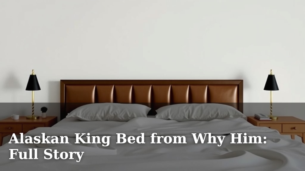 Alaskan King Bed from Why Him: Full Story
