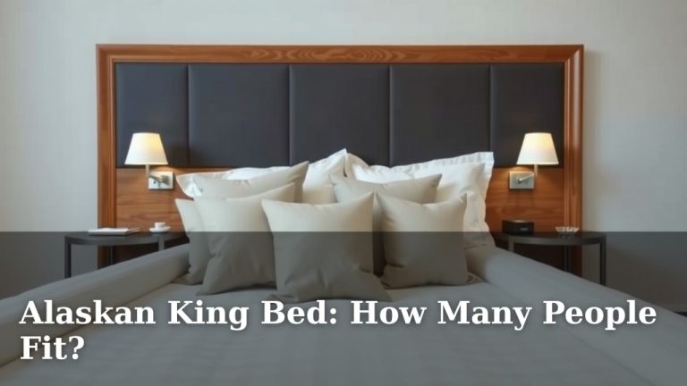 Alaskan King Bed: How Many People Fit?